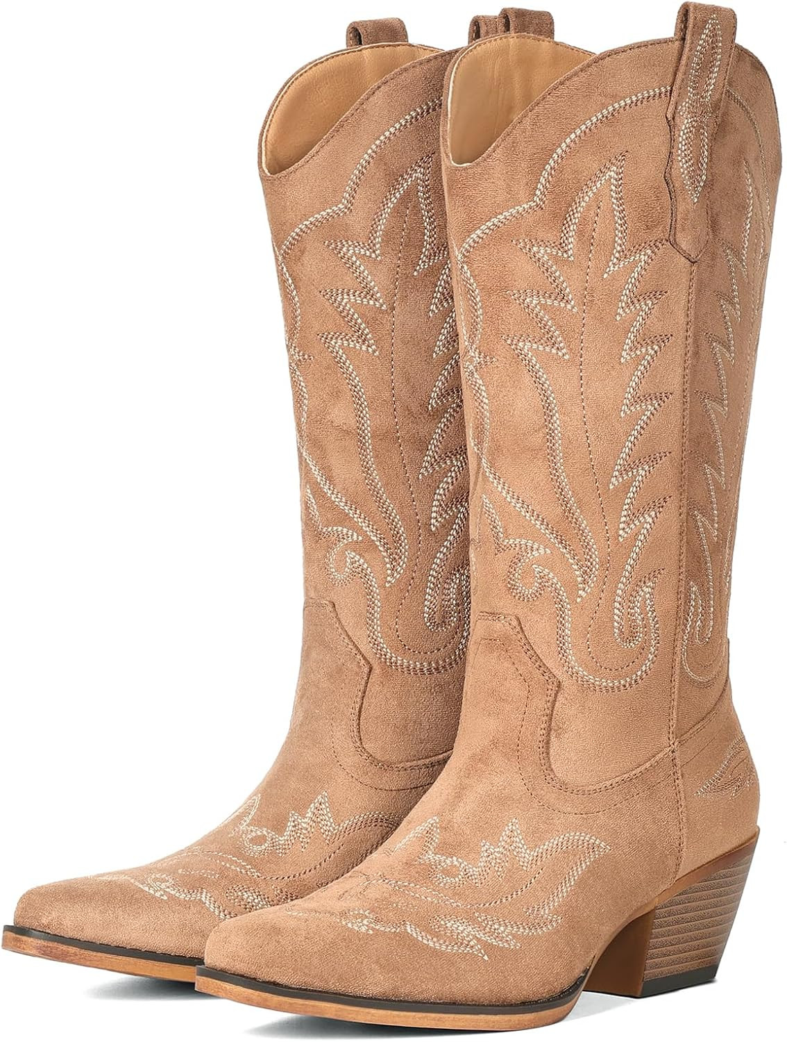 Cowboy Boots for Women Western Mid Calf Cowgirl Boots | Amazon (US)
