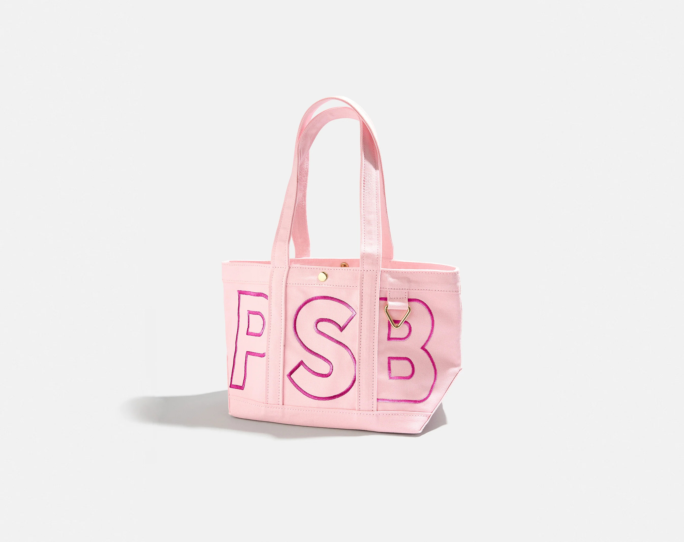 Custom Alpha Tote - Soft Pink | BaubleBar