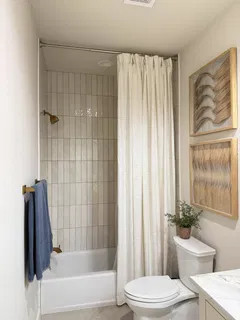 Custom Luxury Bathroom Curtains with Waterproof Layer | TWOPAGES