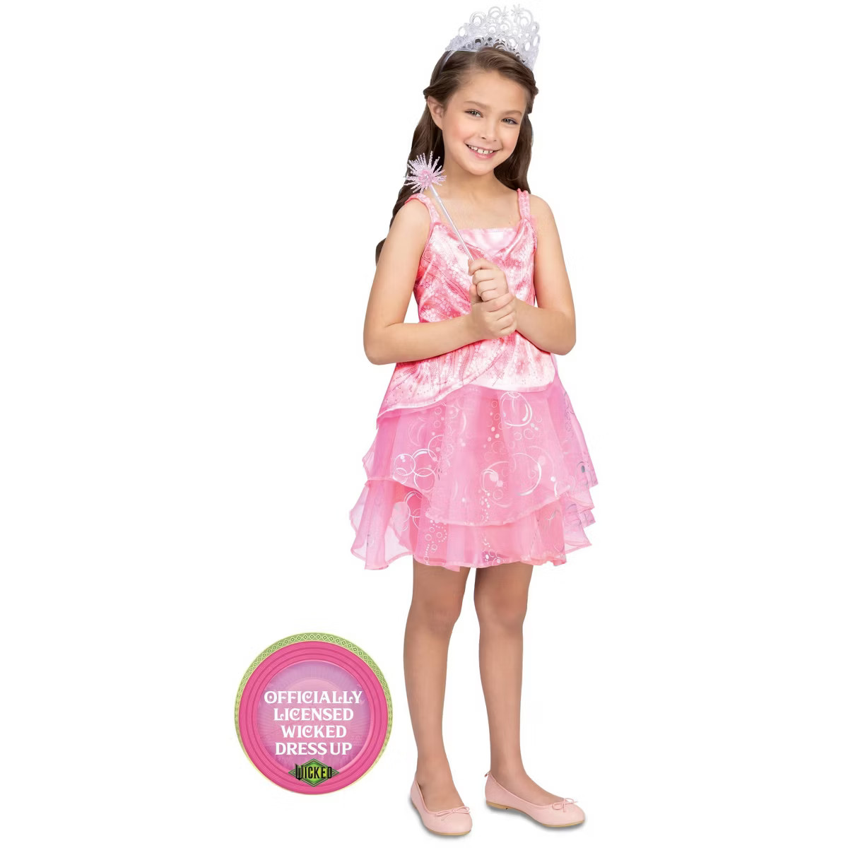 Wicked Deluxe Glinda Pink Bubble Dress Up Set | Target