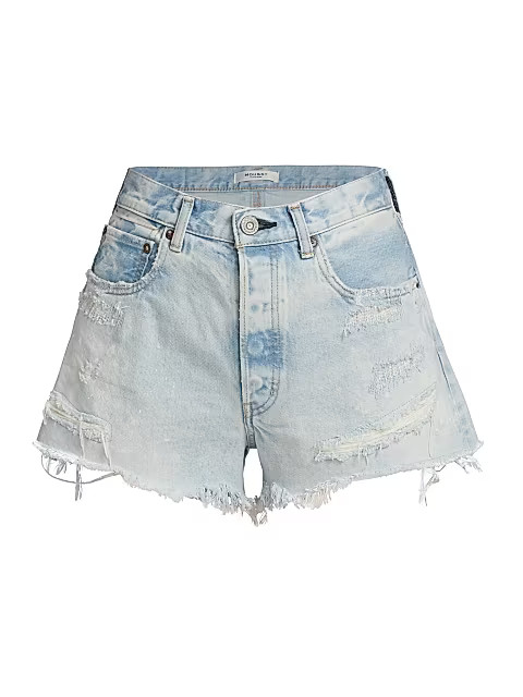 Vellrock High-Rise Denim Shorts | Saks Fifth Avenue