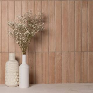 Adobe 2 in. x 16 in. Sandstone Matte Glazed Porcelain Subway Wall and Floor Tile (8.61 sq. ft/case) | The Home Depot