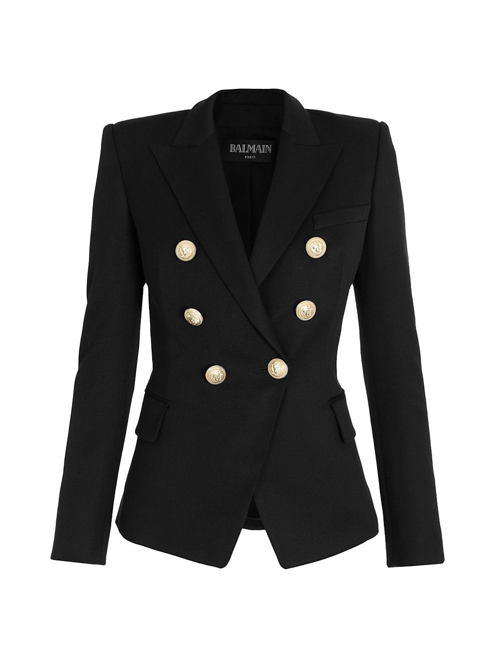 Wool Double-Breasted Jacket | Saks Fifth Avenue