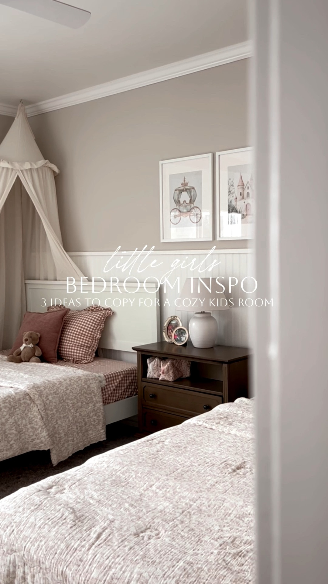 Simple, sweet, and made for slow routines 🤍 Our little girls’ room is all about soft layers, calm colors, and details that feel cozy without being too busy—especially these roman shades from neutral curtains that give just the right amount of privacy while making this space feel extra tucked-in and peaceful at night. Follow along @wildwoodhomeliving for home ideas 

little girls shared bedroom, little girls room, girls room inspo, girls bedroom, kids bedroom, twin girl bedroom inspo, girls bedroom inspo, kids room decor, nursery design, toddler room ideas, neutral kids room, classic kids bedroom, traditional home style, girls bedroom, big girl room

#LTKKids #LTKHome
