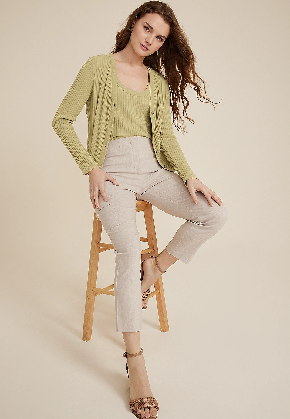 Scoop Neck Ribbed Sweater Tank Top | Maurices