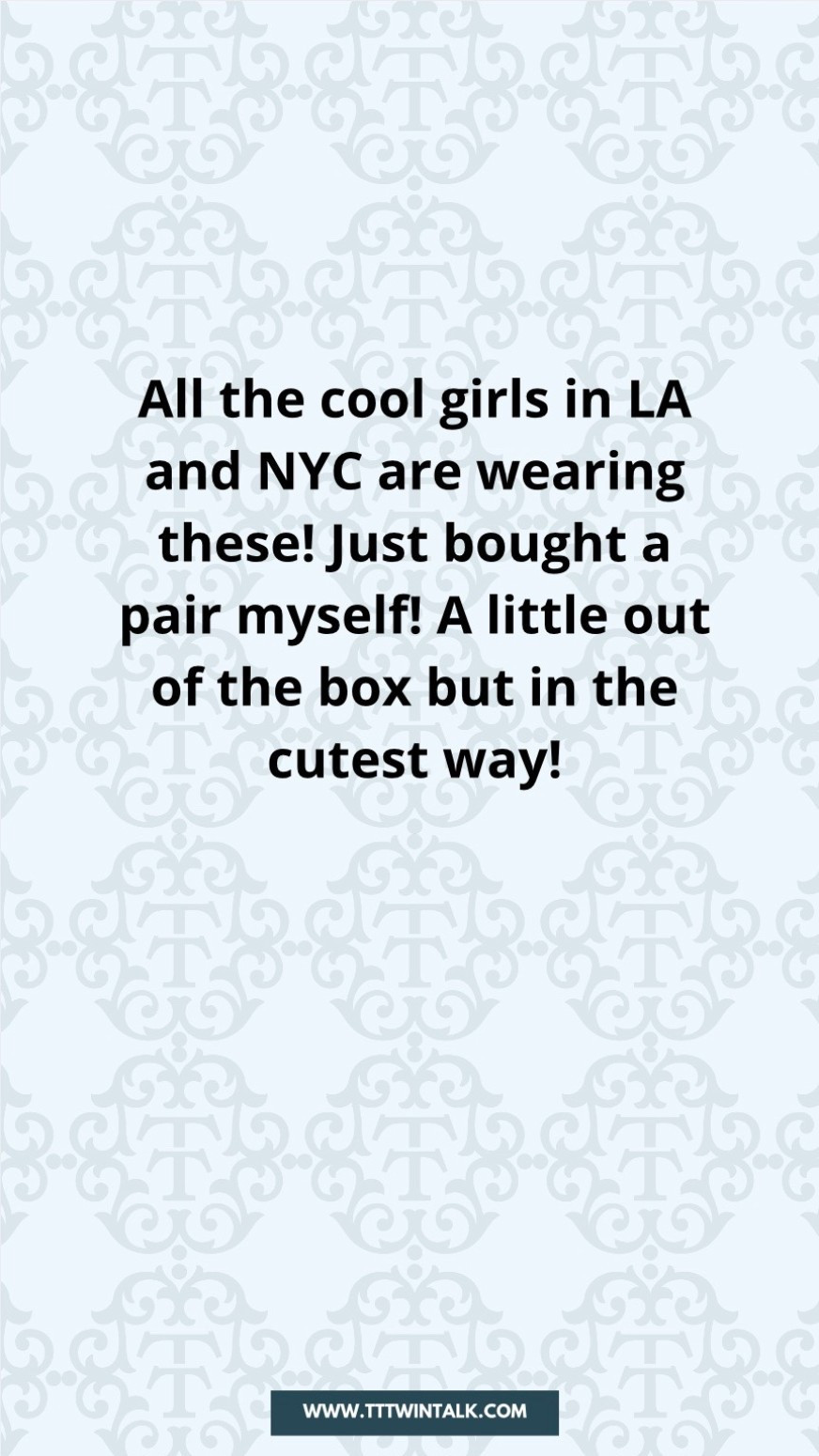 I bought one of these pairs! So cute and super stylish! Grab the trend before everyone else!

#LTKFindsUnder100 #LTKOver40 #LTKFindsUnder50
