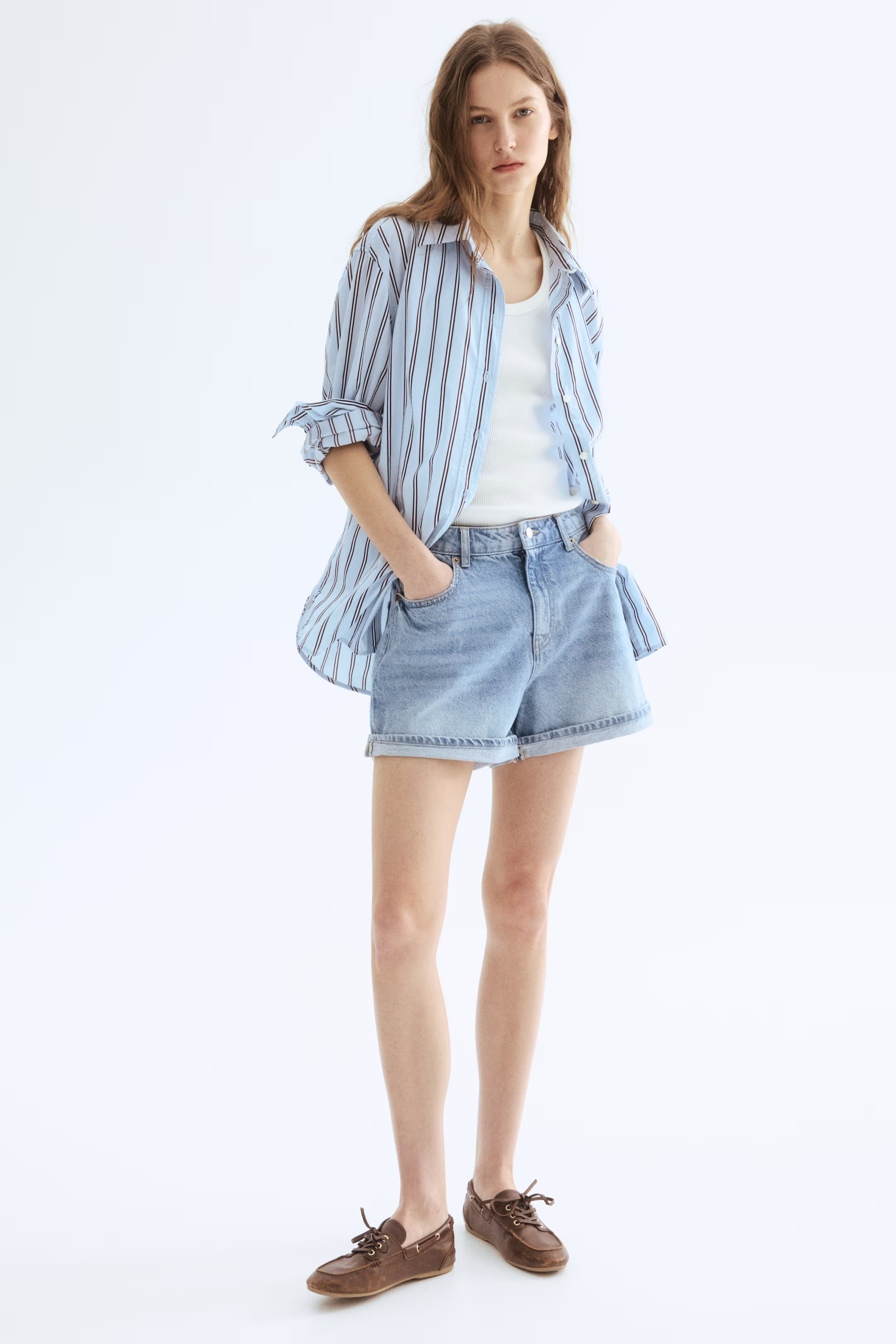 High Waist Denim Shorts | H&M (US + CA)