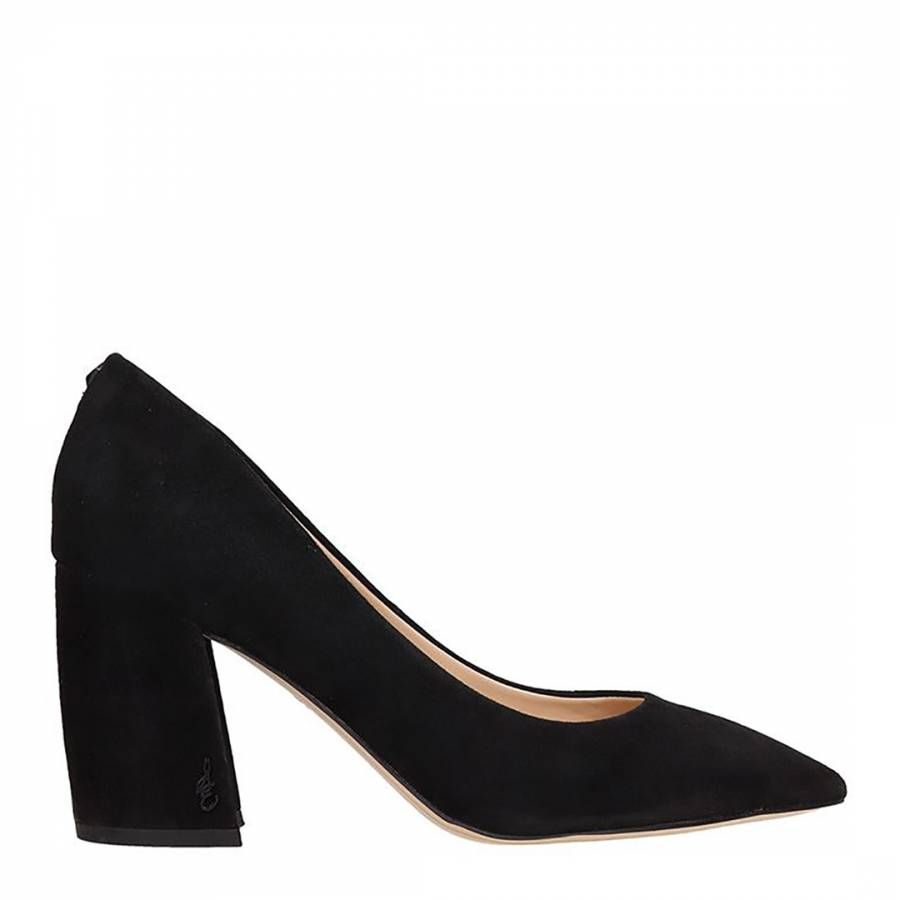 Black Suede Tatiana Court Shoes | BrandAlley UK