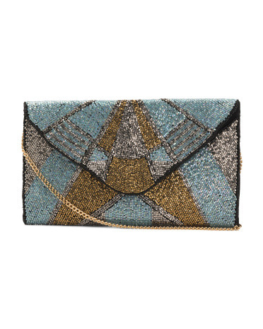 Beaded Envelope Clutch | TJ Maxx