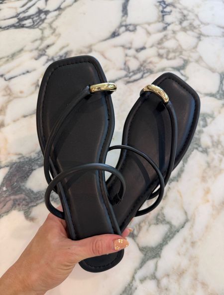 Cute black sandals under $30!

#LTKshoecrush