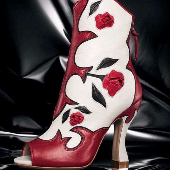 Miu Miu Rose open toe boots | Poshmark