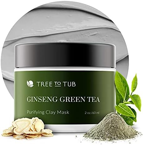 Tree To Tub Bentonite Clay Face Mask for Dry, Oily, Sensitive Skin - Exfoliating & Pore Cleansing Ac | Amazon (US)