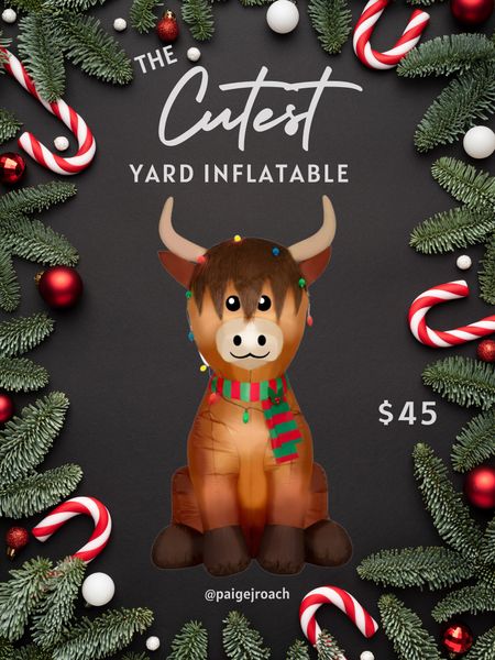 Yard inflatable, cow yard inflatable, Christmas inflatable, country yard inflatable, country Christmas yard inflatable, Christmas yard inflatable, cow yard inflatable

#LTKHoliday #LTKhome #LTKSeasonal