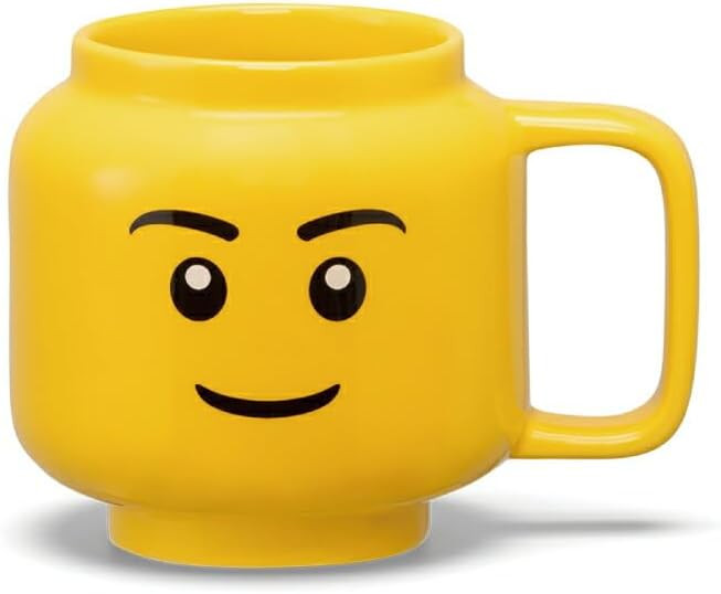 Room Copenhagen LEGO Ceramic Mug, Iconic Boy Face, Small | Amazon (US)