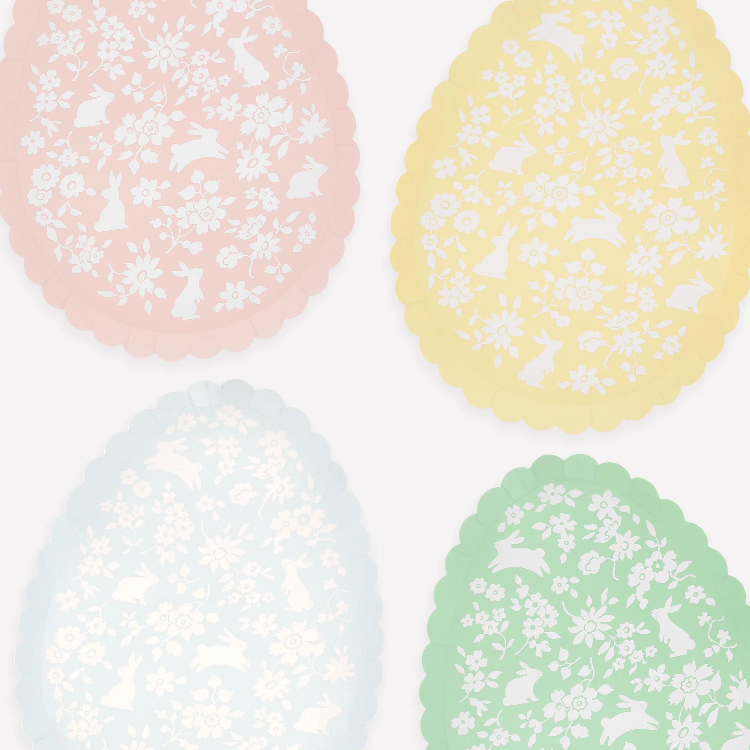 Egg-Shaped Easter Plates | Meri Meri