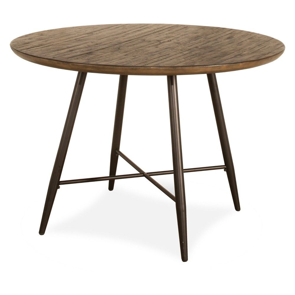 Forest Hill Round Dining Table Wood Brown - Hillsdale Furniture | Target