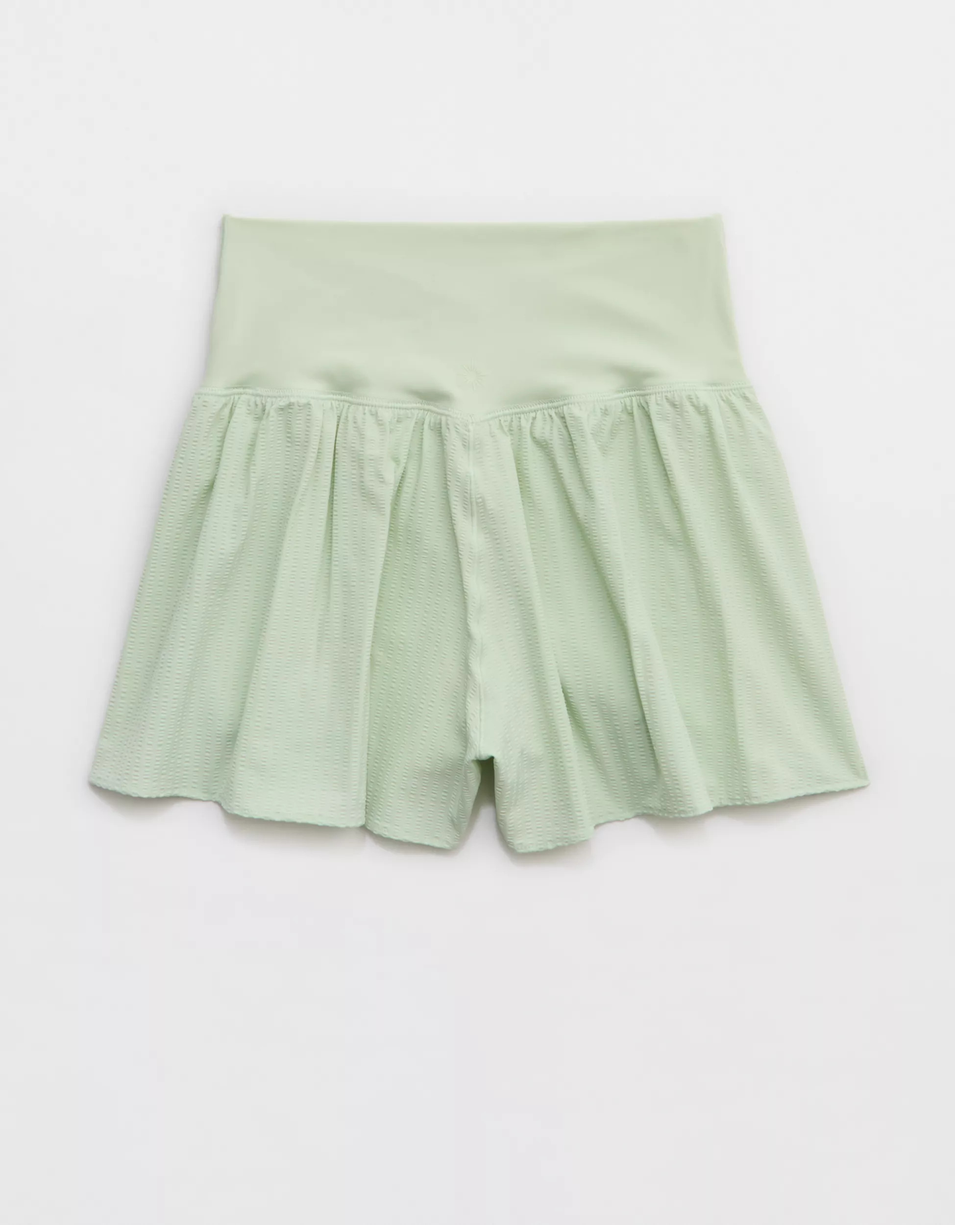 OFFLINE By Aerie Real Me Seersucker Crossover Flowy Short | Aerie