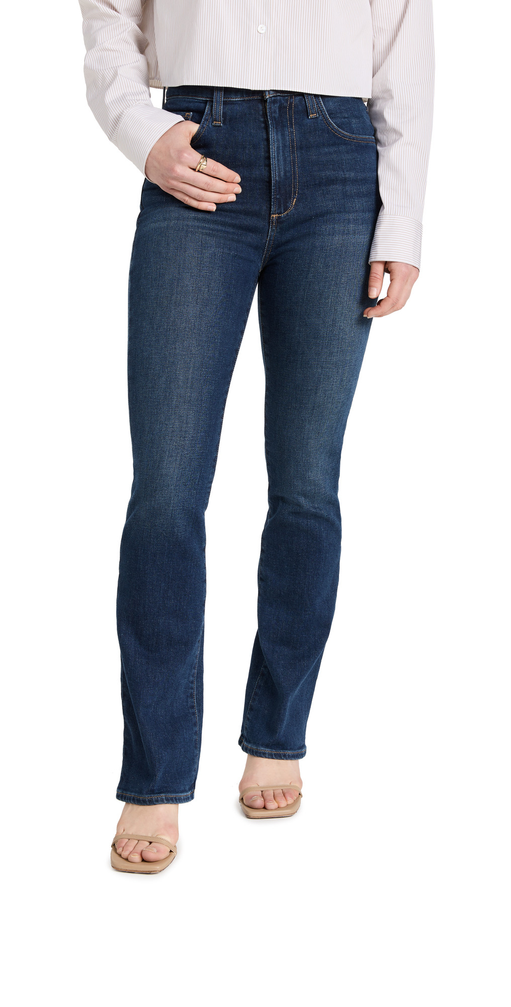 Favorite Daughter The Valentina Shortie Bootcut Jeans Petite | Shopbop