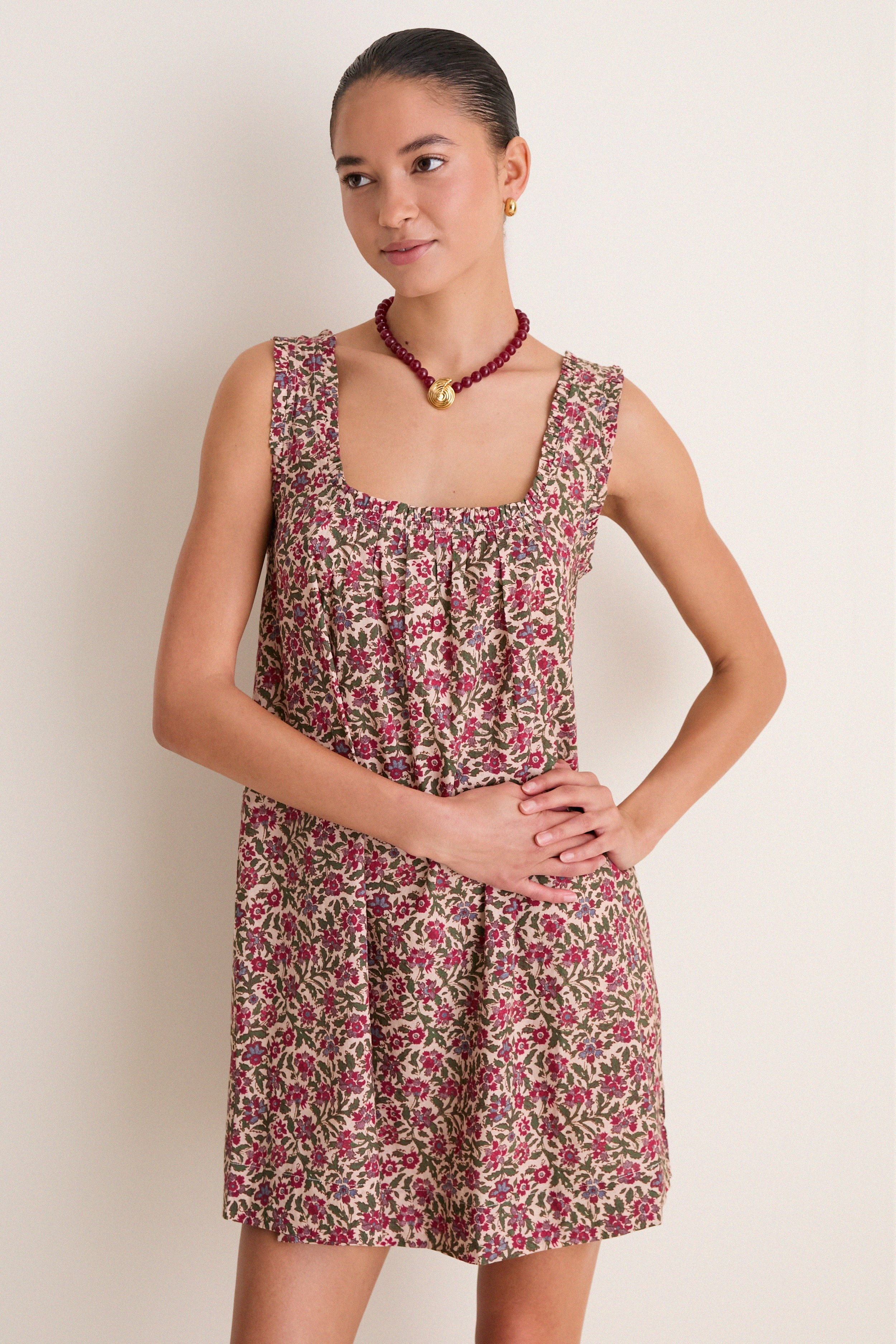 Framboise Floral Captiva Mini Dress | Tuckernuck (US)