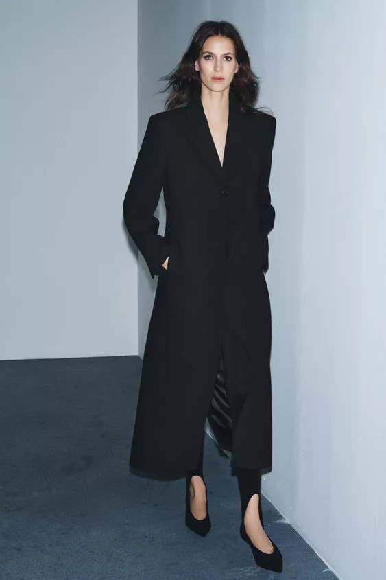 ZW COLLECTION FITTED BUTTON COAT | Zara UK