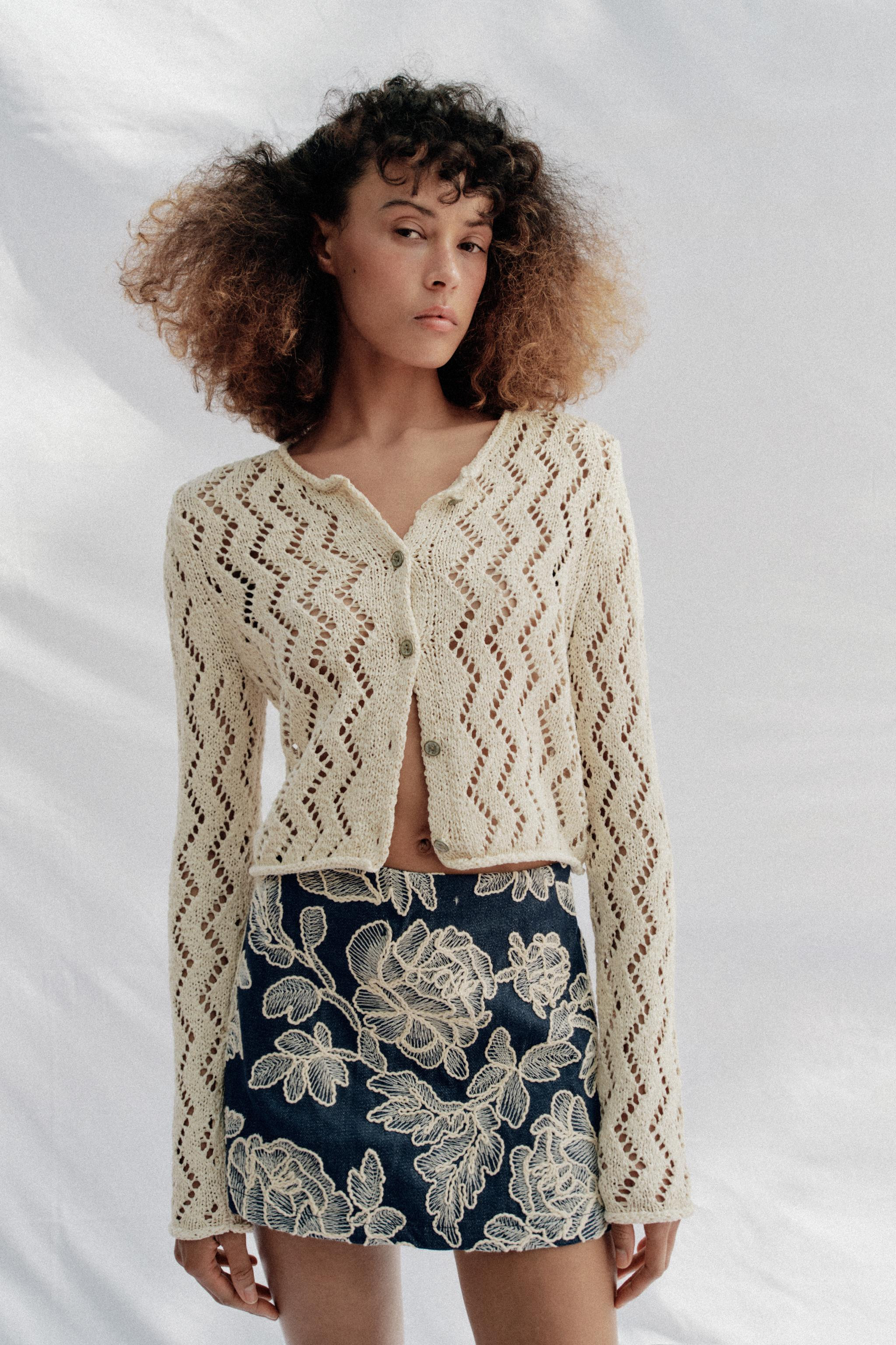 EMBROIDERED SKORT | Zara US