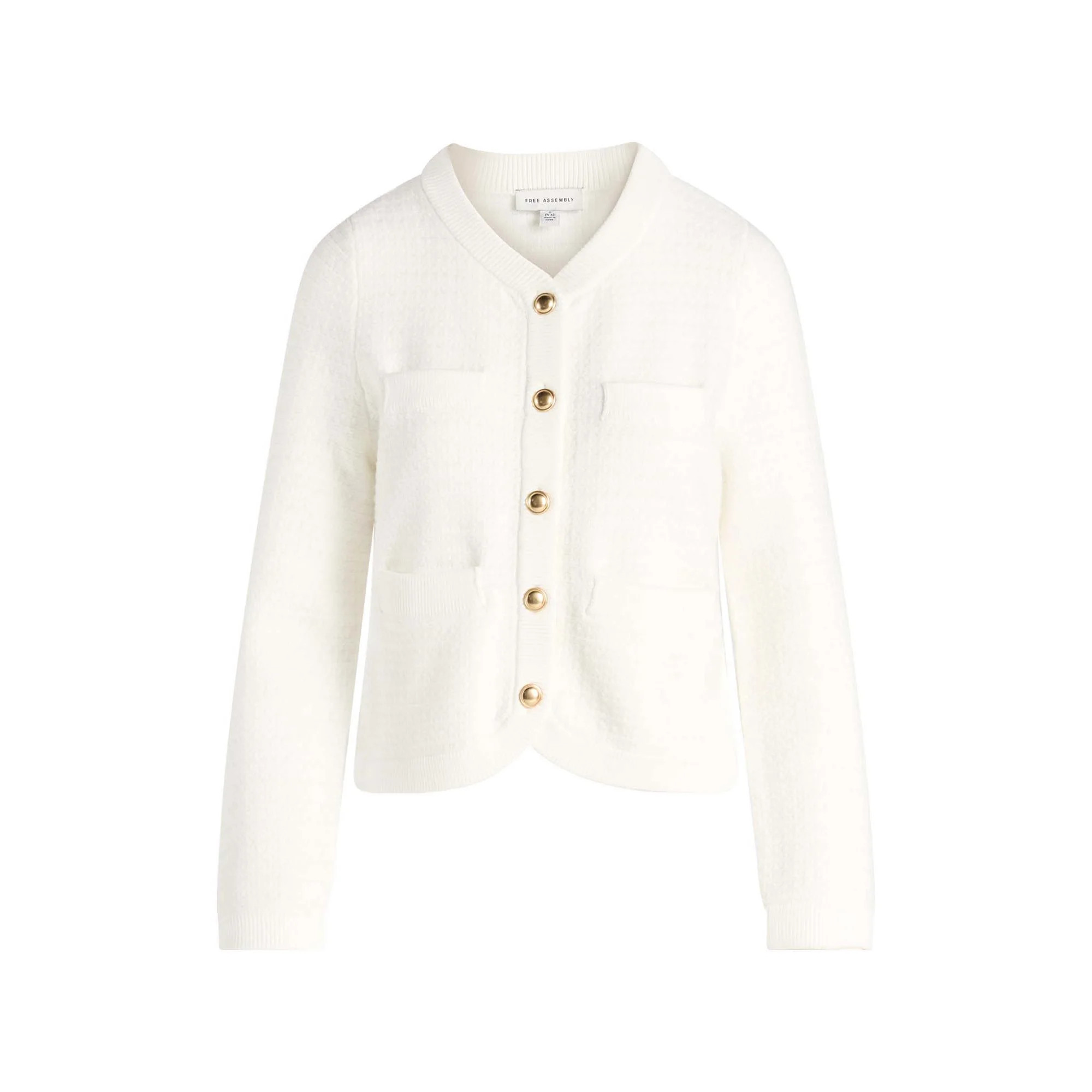 Free Assembly Women's and Women's Plus Textured Cardigan Sweater with Welt Pockets, Lightweight, ... | Walmart (US)