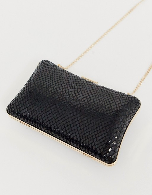 Dune Snake Print Bag with Chain Strap | ASOS UK