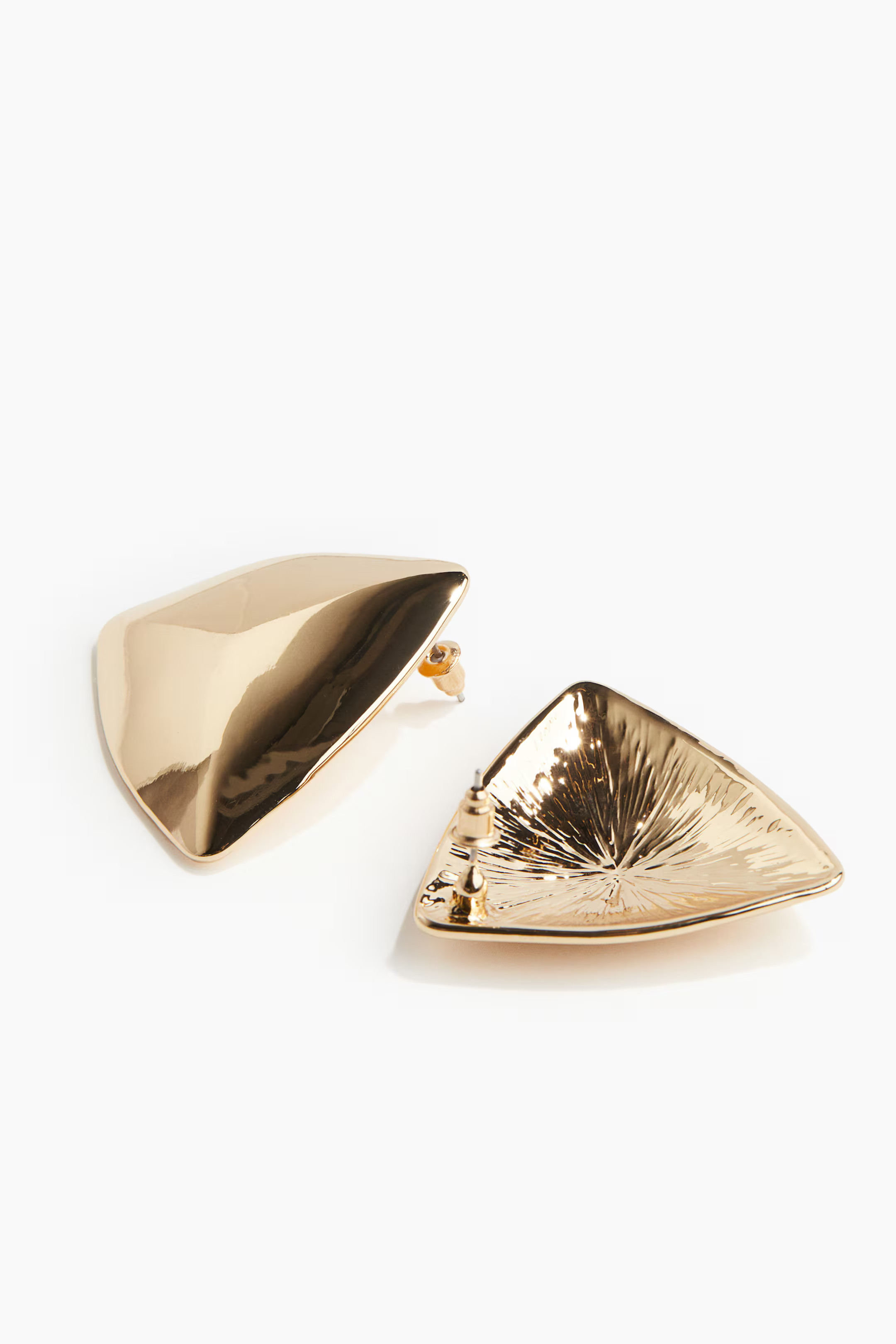 Pendientes de botón triangulares - Dorado - MUJER | H&M ES | H&M (FR, IT, ES, PT, BE)