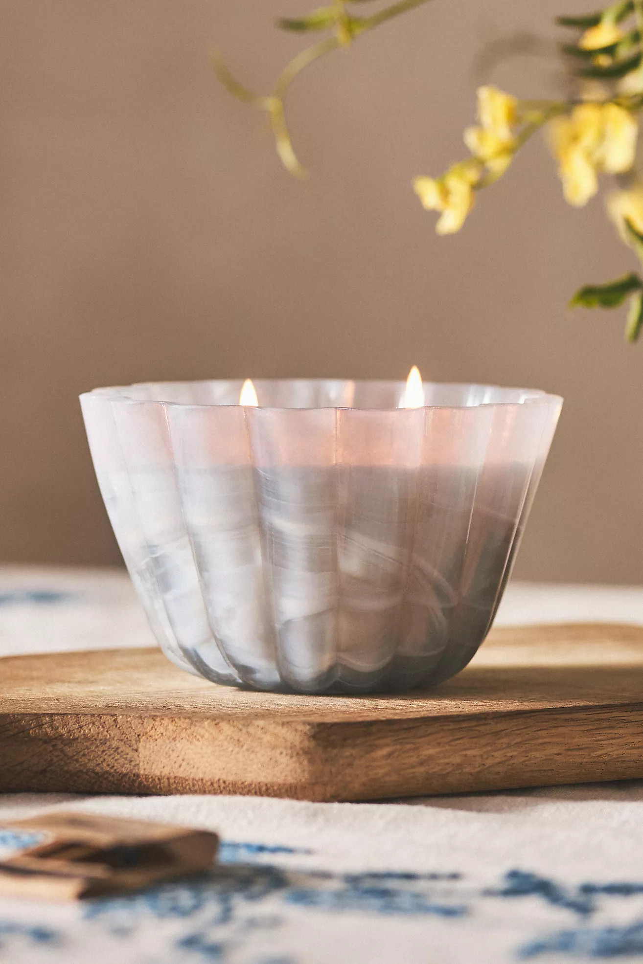 Turkuaz Kitchen Posy Fruity Sweet Lemon & Mandarin Glass Candle | Anthropologie (US)