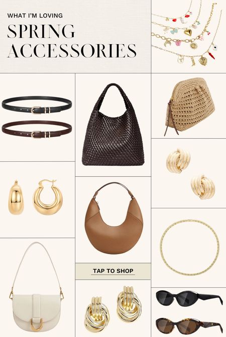 Spring Accessories I’m Loving | spring bags, spring bag, spring accessory, gold earrings, gold hoops, amazon fashion, gold necklace, daily jewelry, everyday jewelry, staple bag, staple bags, tote bag, tote bags, neutral accessories, neutral bags, everyday bag, everyday bags, woven tote, woven tote bag, amazon sunglasses, staple sunnies

#LTKfindsunder50 #LTKstyletip #LTKSeasonal