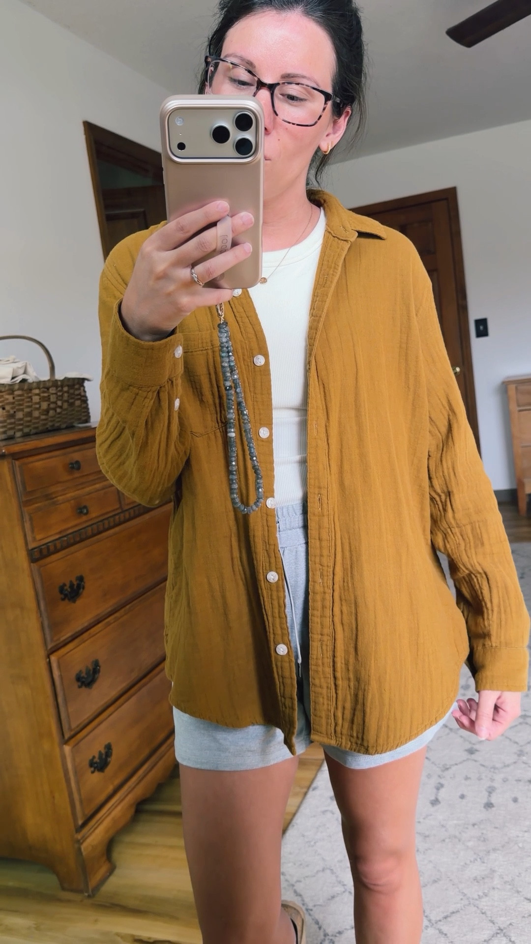 Wearing small in my tank (built in bra is so nice!)  and xs in my shorts (I also own the black!) my button up shirt is older so I tried to find some similar options. 

This is the first time in years I’ve found my Birkenstock sandals in stock! Love them! I wear these as my “yard work” and “around the house” sandals. I wear size 36. 



#LTKPetite #LTKootd #LTKmomlife