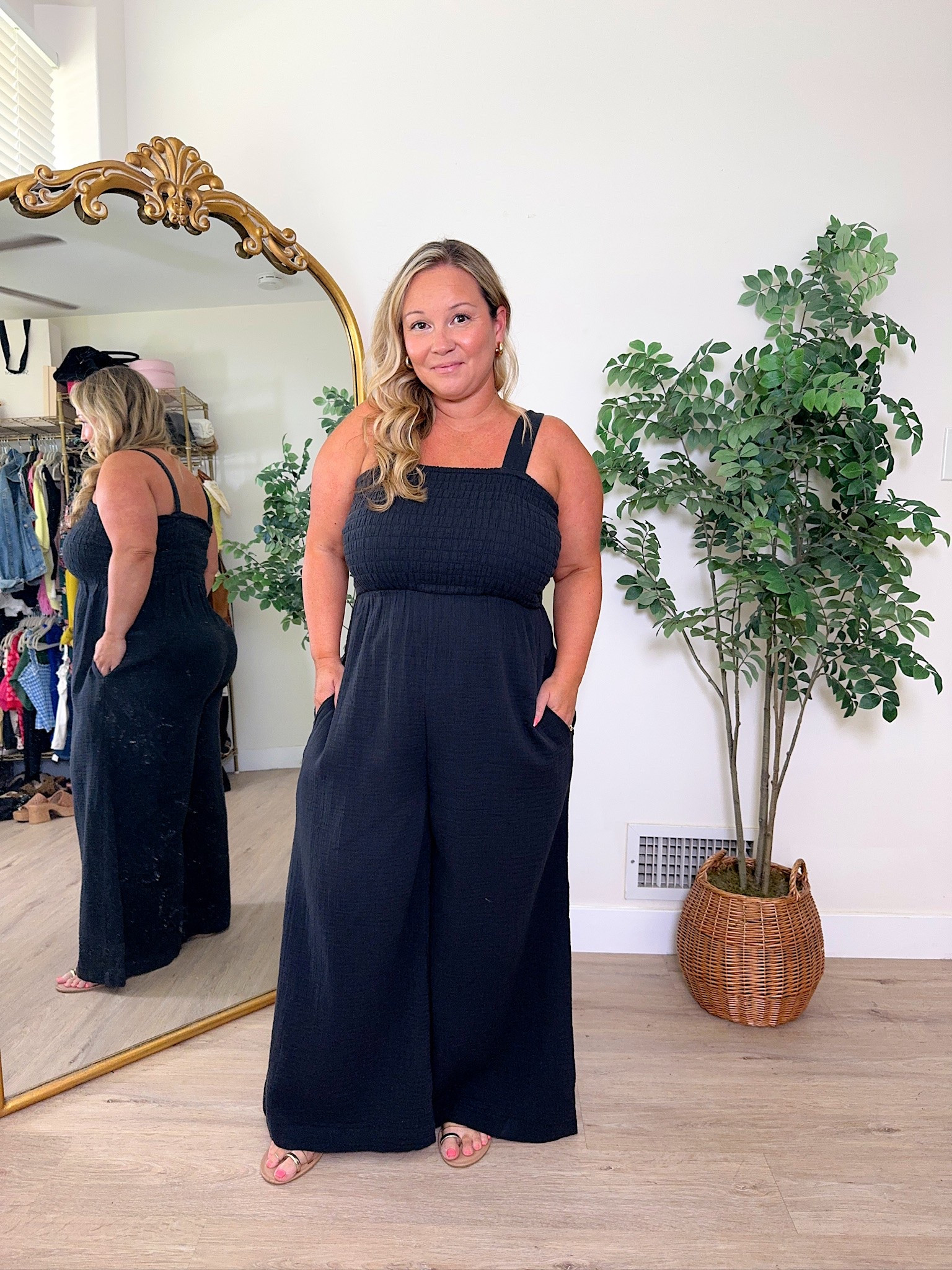 Jumpsuit from @Quince I am wearing a LARGE PETITE!

Fall fashion, new arrivals, summer to fall, maxi dress, midi dress, sundress, Shelli Enright

#LTKOver40 #LTKMidsize #LTKPetite

#LTKMidsize #LTKPetite #LTKmomlife