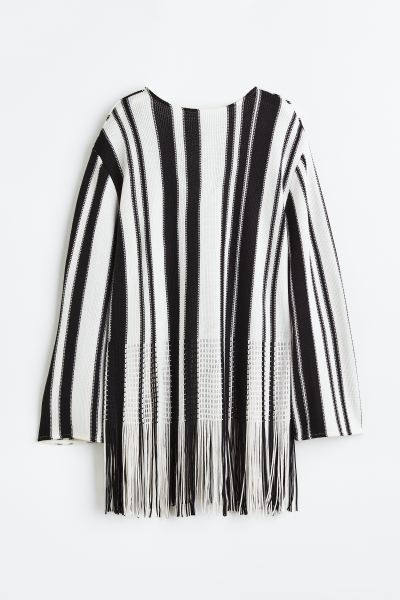 Oversized Top with Fringe Hem | H&M (US + CA)