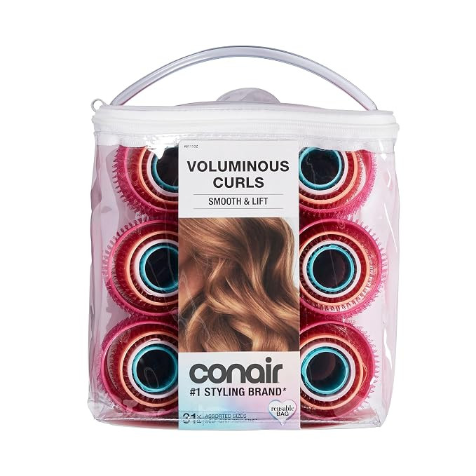Conair Self-Grip Hair Rollers | Multi-Sized Heatless Curls for Short, Medium, Long Hair, 31 Count... | Amazon (US)