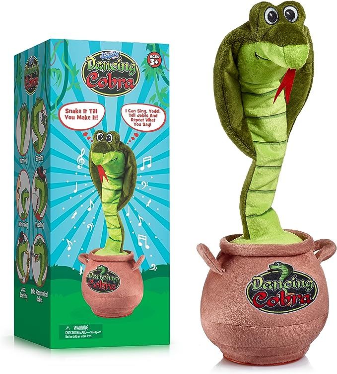 Gagster Dancing Cobra Snake - Dancing, Talking, Mimicking Cobra Snake Toy, Great for Kids & Adult... | Amazon (US)