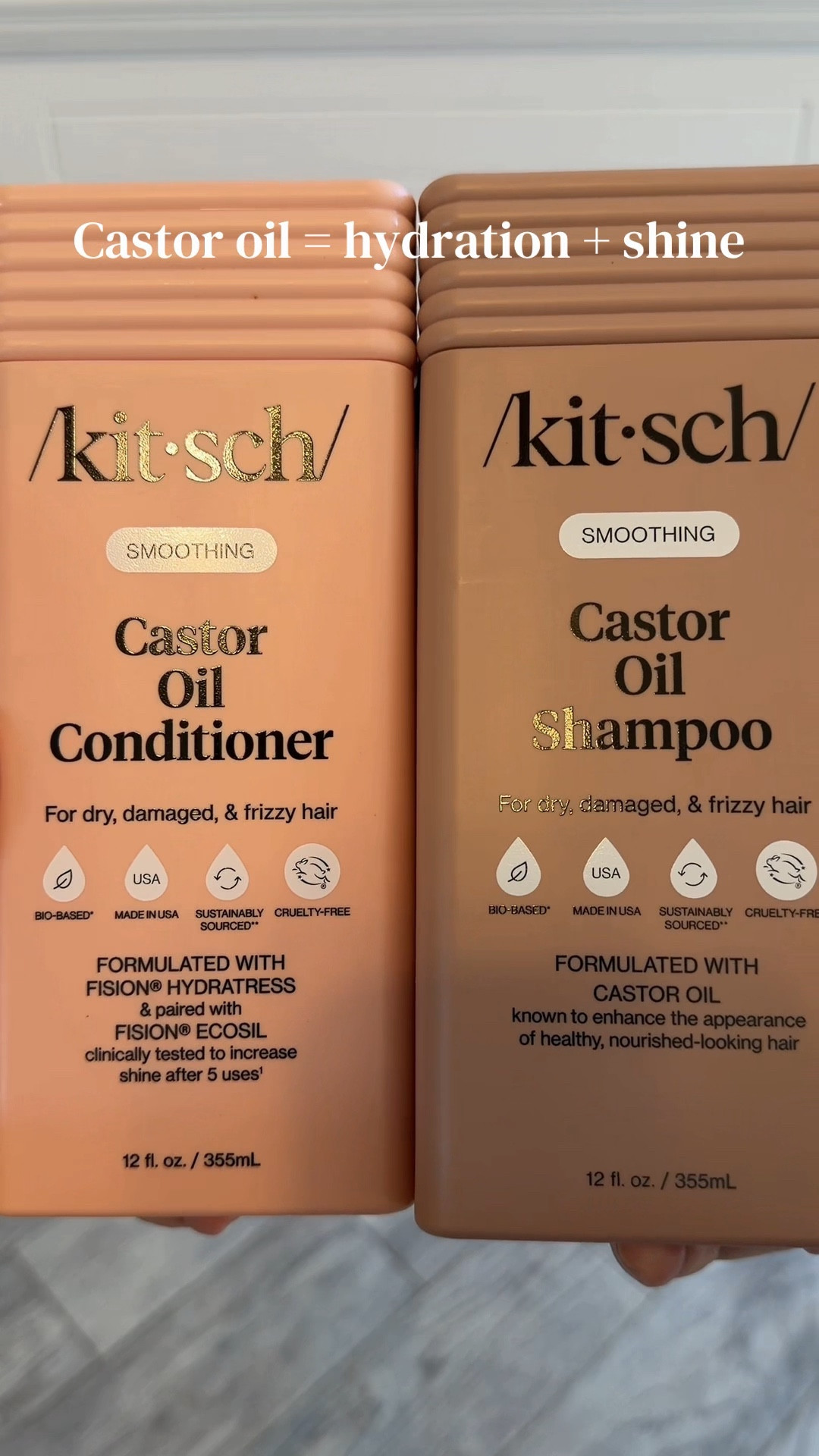 Trying the Kitsch castor oil shampoo & conditioner for smoother, softer hair 💧✨ perfect for dry & frizzy hair routines

#haircarefinds #frizzyhairtips #smoothhairroutine #haircareessentials

#LTKBeauty #LTKselfcare #LTKgrwm