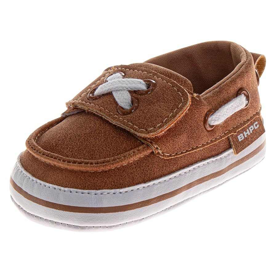 Josmo Baby Infant Loafer Shoes Slipon Closure - Lightweight Boat Shoe for Boys Newborn (Sizes: 2-... | Amazon (US)