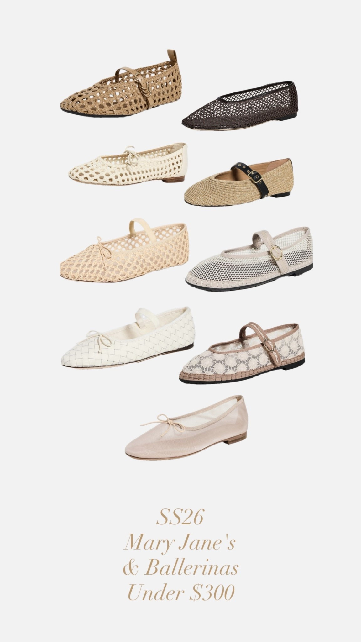 Ballerinas and Mary Jane's all under $300. Perforated :) perfection. 

#LTKSeasonal #LTKOver40 #LTKmomlife