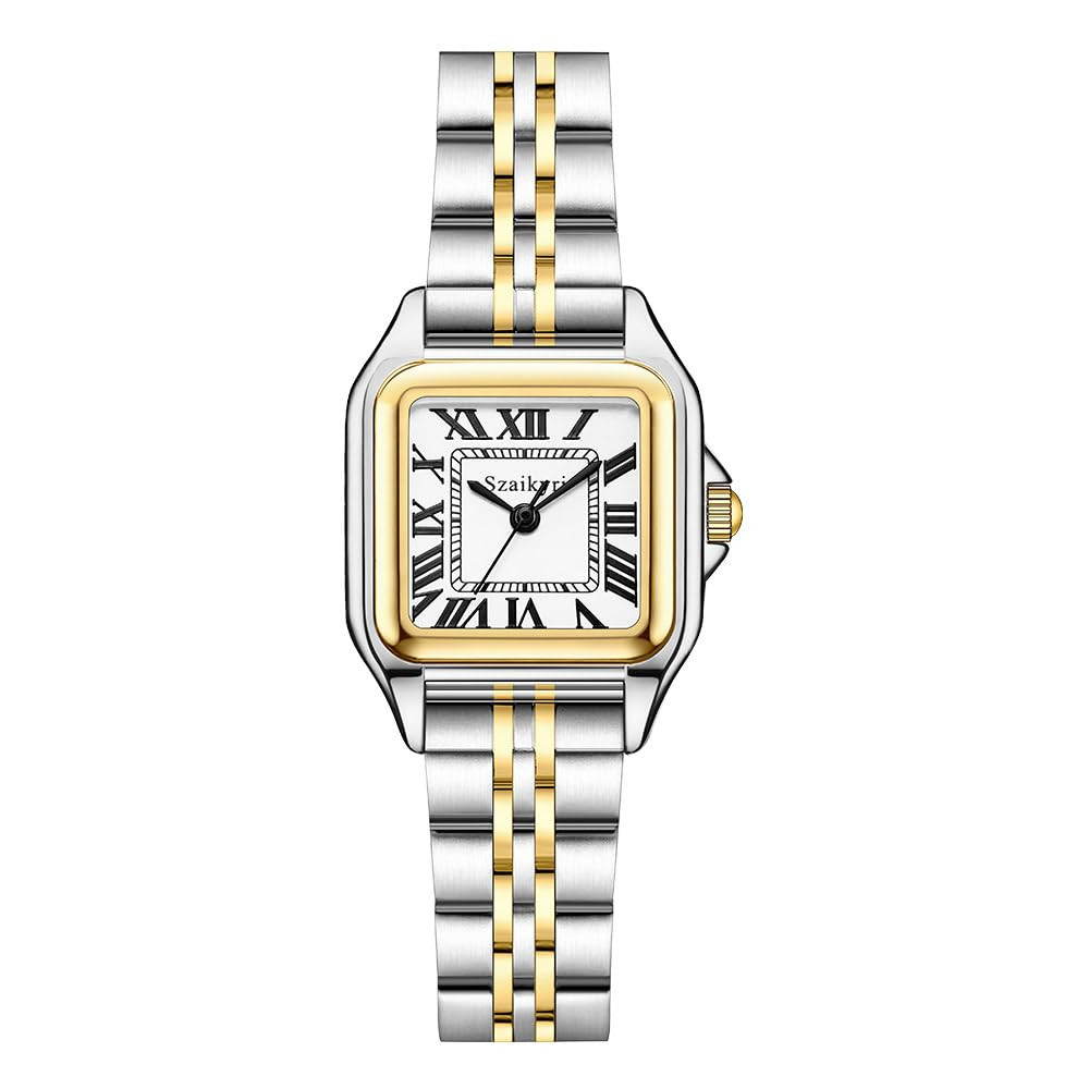 Classic Square Watches for Women with Roman Numerals Ladies Casual Dress Watch | Amazon (US)