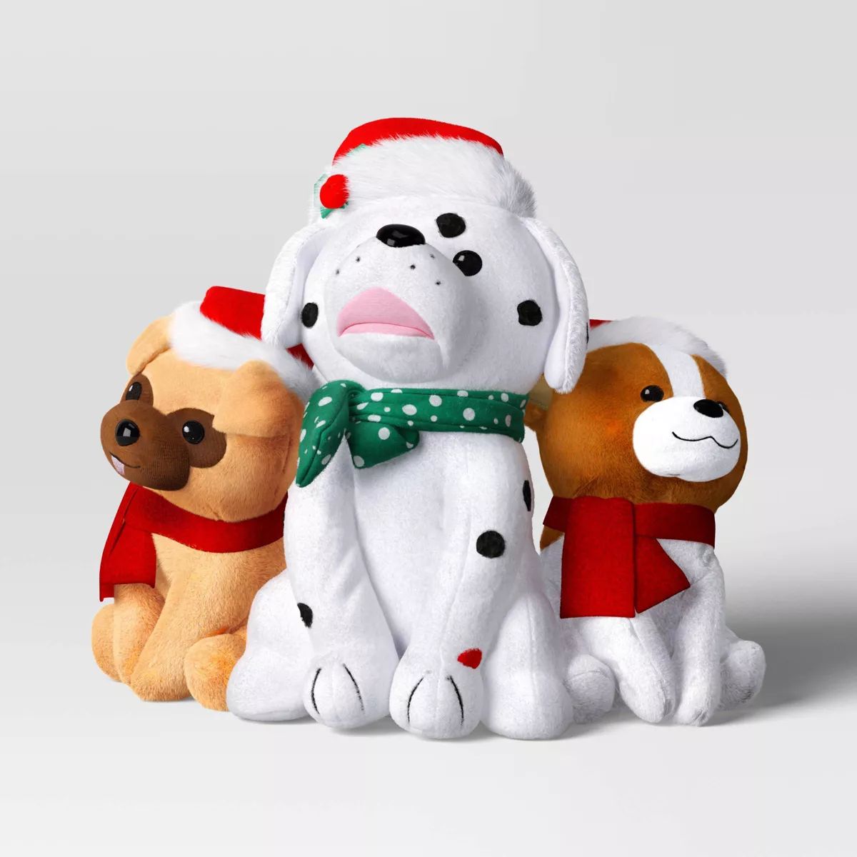 Battery Operated Animated Plush Dogs Christmas Figurine - Wondershop™ | Target