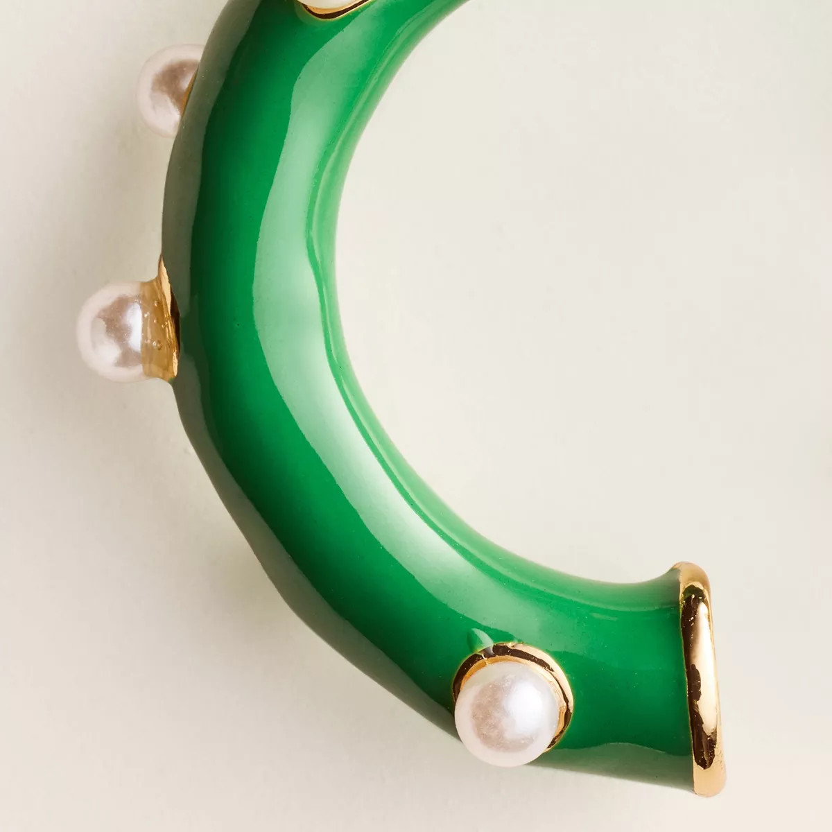 Pearl Polka Dot Hoop Earrings - kate spade new york x Target™ Green | Target