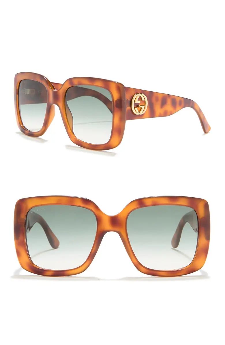 53mm Square SunglassesGUCCI | Nordstrom Rack