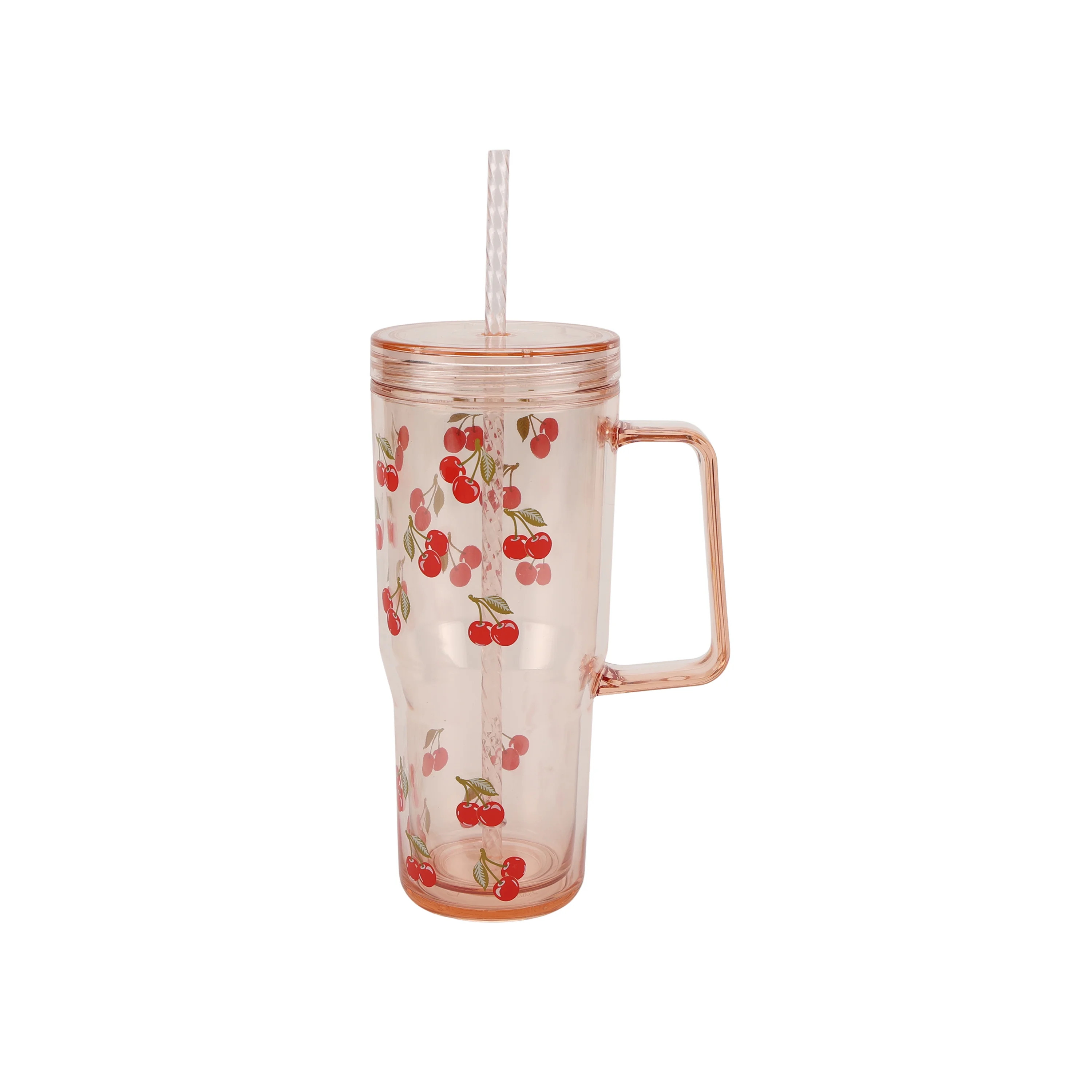 Just Feed Me by Jessie James Decker 30oz Tumbler with Straw, Cherry | Walmart (US)
