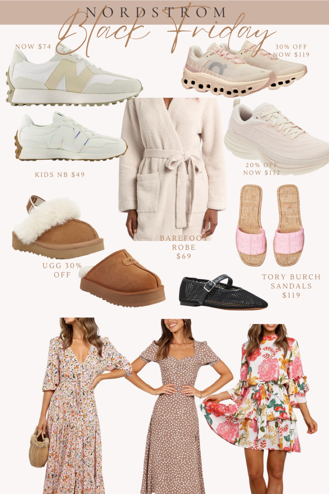 Black Friday deals on UGGs, on cloud and New Balancee