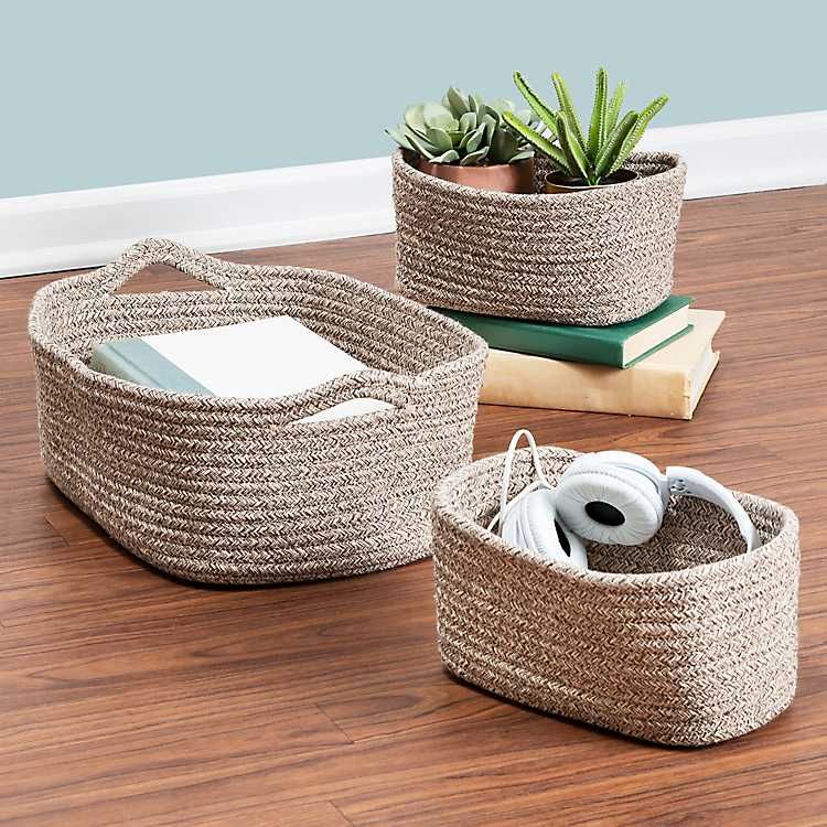 Woven Nesting Baskets, Set of 3 | Kirkland's Home