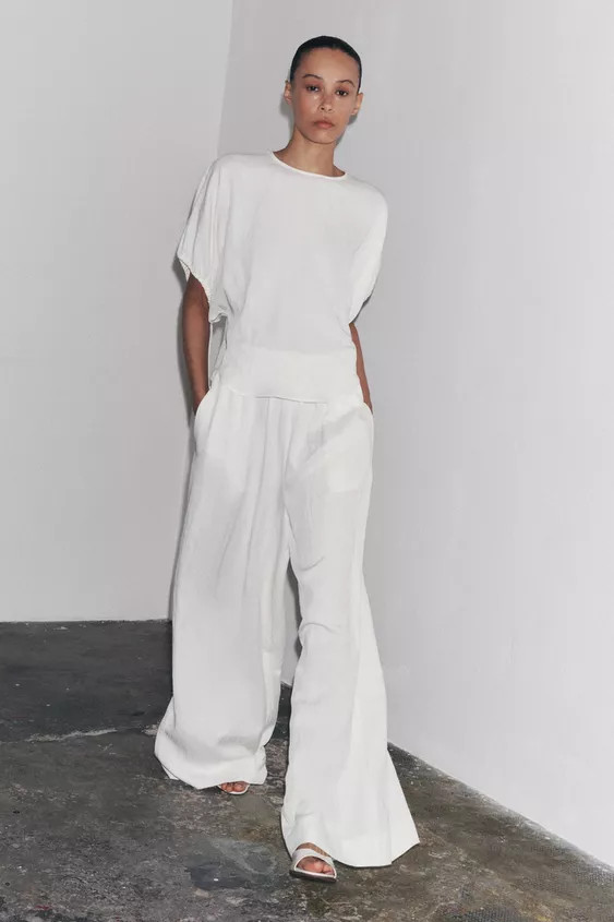 ZW COLLECTION PALAZZO PANTS | Zara US