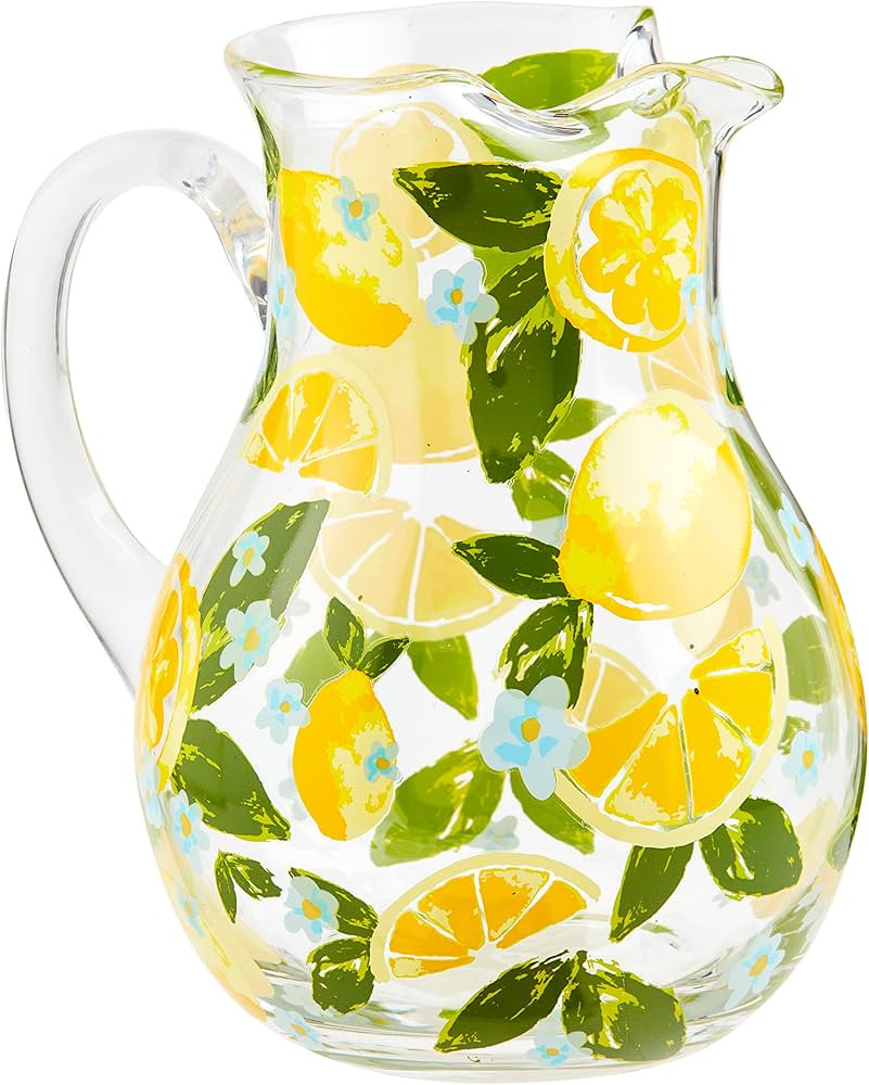Mud Pie Lemon Pitcher, 100 oz | Amazon (US)