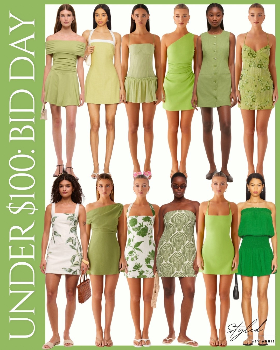 Last-minute Bid Day: Under $100

#bidday #greendress #minidress #linendress #summerdress #revolve #gameday #bamarush #rushdress #college #under100 #sale #budget

#LTKU #LTKFindsUnder100 #LTKStyleTip