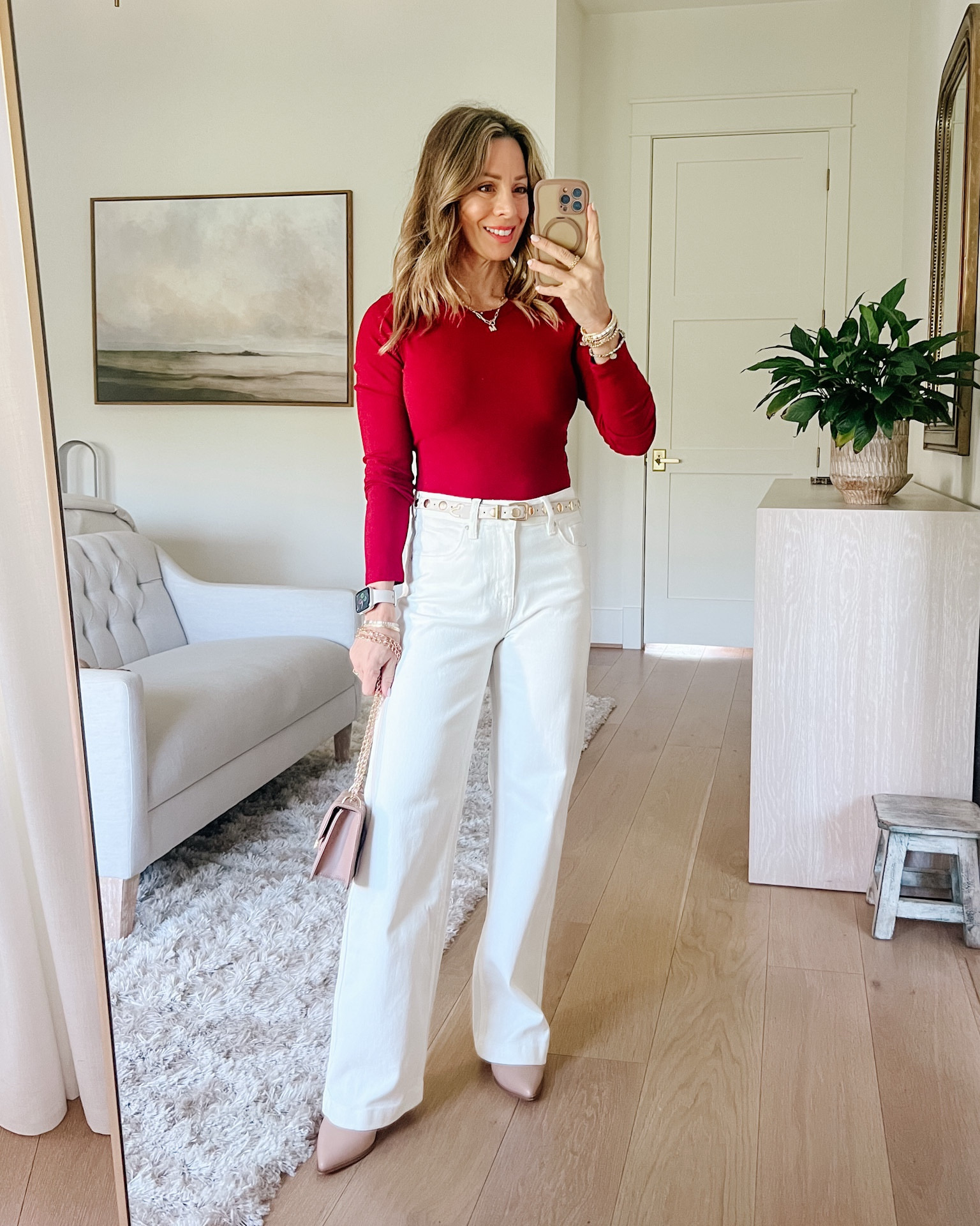 The red and white pops so well together, I love these ribbed knit long sleeves from Amazon 

Top Fit: I’m wearing a Small 

Jeans Fit: I’m wearing a 2 Short 

#LTKPetite #LTKFindsUnder50 #LTKgrwm