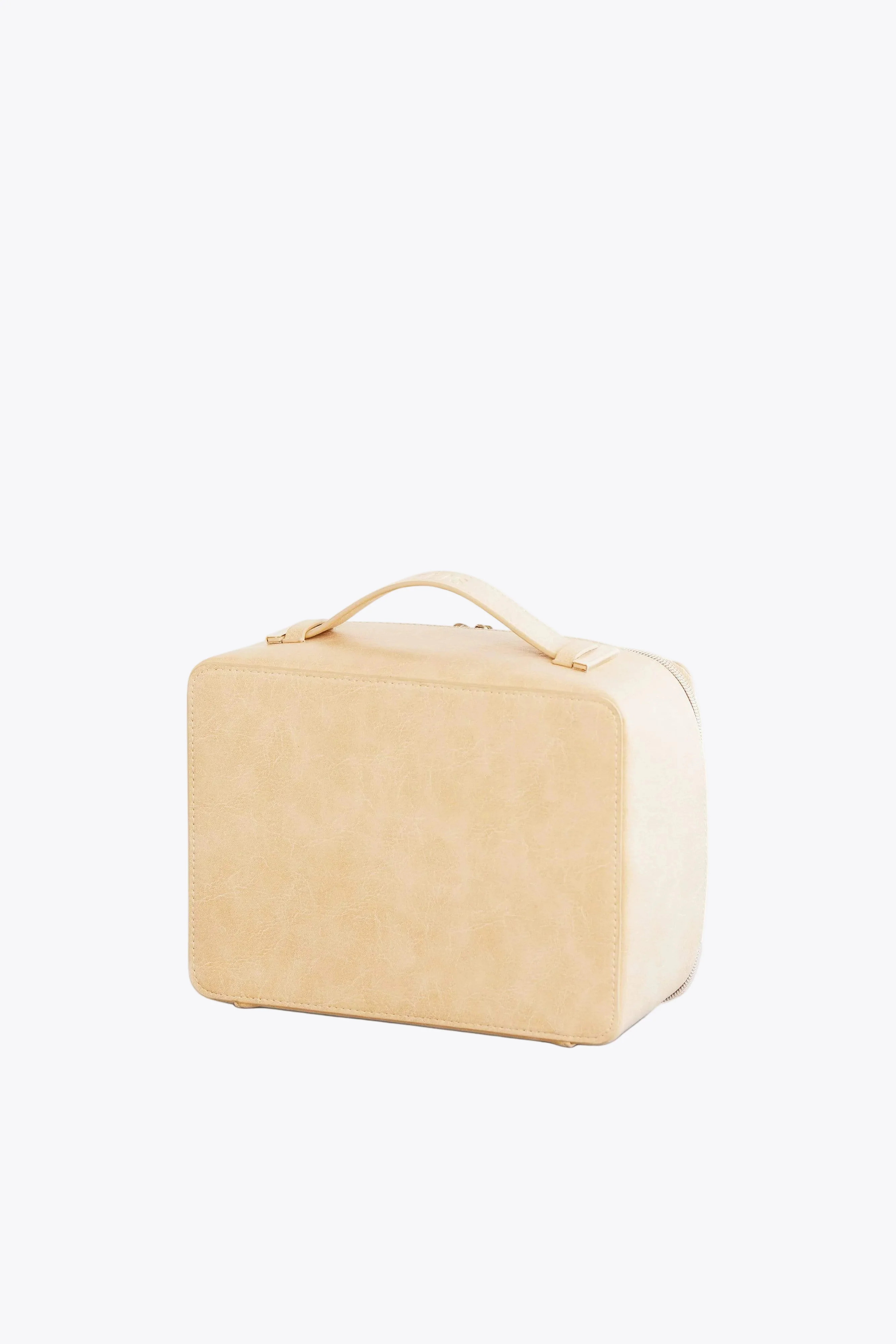 The Cosmetic Case 
                in Beige | BÉIS Travel